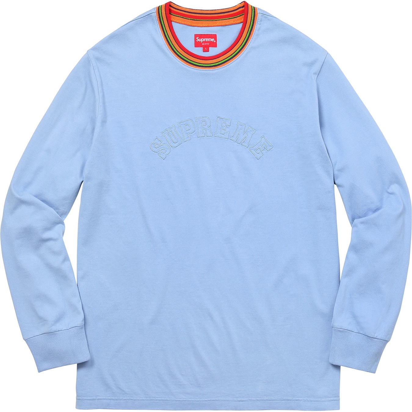 Multicolor Striped Rib L/S Top view 13